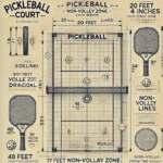 Pickleball court dimensions